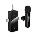 HOCO L20B 3-in-1 Noise-Canceling Wireless Lavalier Microphone (Lightning + USB-C + 3.5mm)