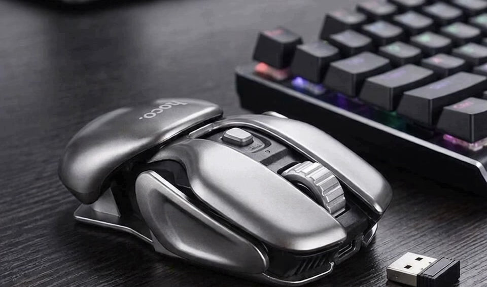 Hoco 2.4G Wireless Gaming Mouse – Ergonomic Optical Mouse with USB Receiver